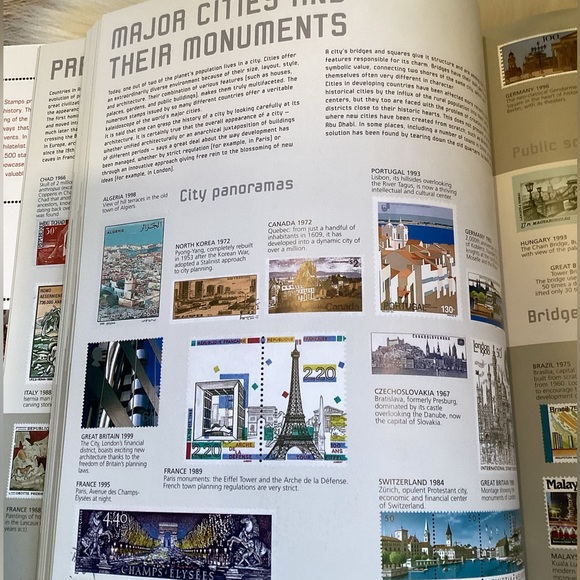 COFFEE TABLE BOOK THE WORLD IN STAMPS - Picture 10 of 16